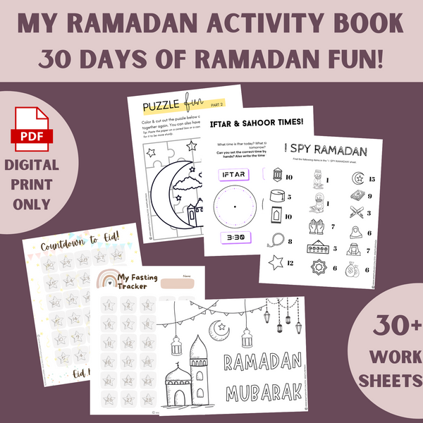 Ramadan Activity Bundle (Digital File)