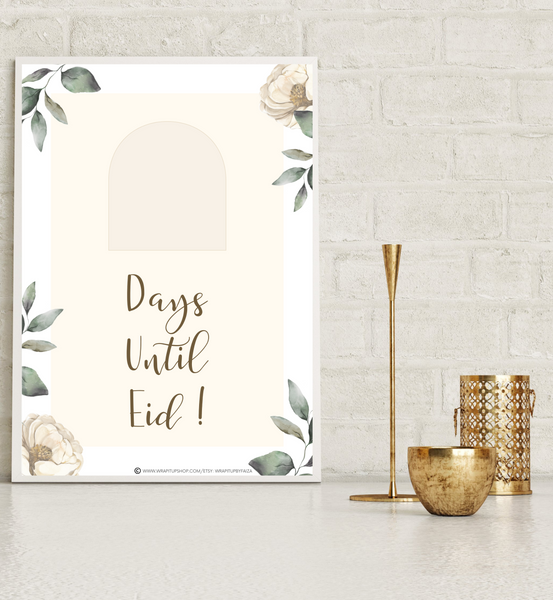 White Floral Ramadan Decor Bundle