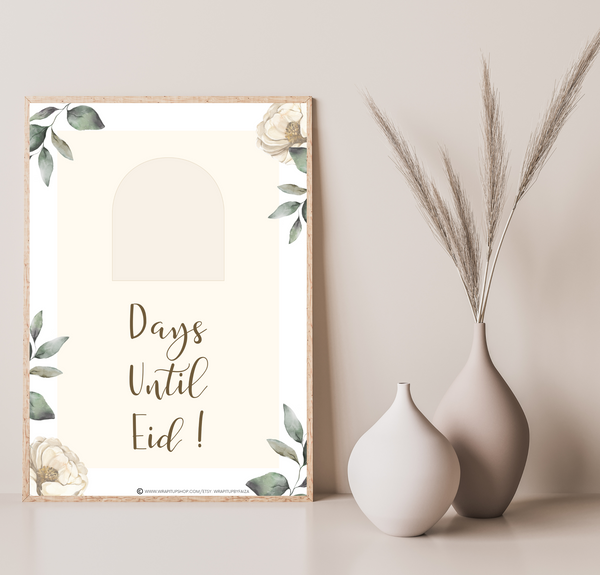 White Floral Ramadan Decor Bundle